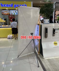 Standee chữ X điều chỉnh kiểu hàn quốc 60×160cm – 80×180cm