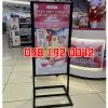 Standee chân sắt tốt kích thước 60 × 160cm